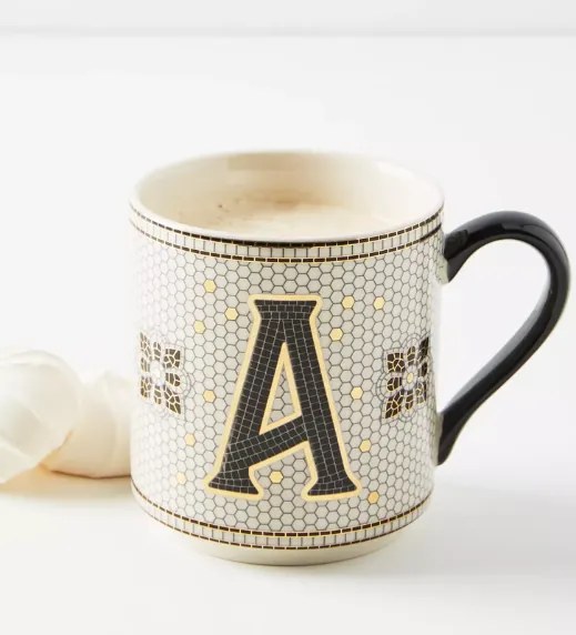 Anthropologie Monogram Mug